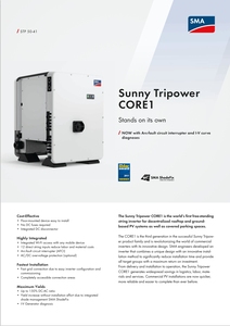 En stock Inversor solar SMA híbrido Sunny tripower 125 alto voltaje 125kw inversor solar de alta calidad - Product Image 4