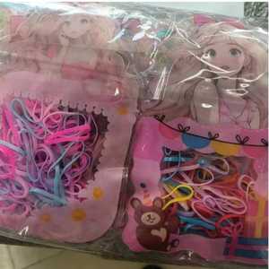 Pacchetto colorato di 12 pezzi elastici per capelli X100 all'ingrosso accessori per lo Styling dei capelli all'ingrosso per le ragazze - Product Image 1