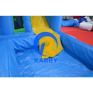 Castillo Inflable Comercial de PVC con Tobogán y Piscina, Diseño de Mundo Submarino Azul, Precio de Fábrica - Product Image 5
