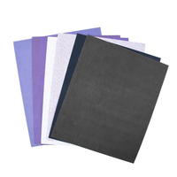 Feuilles de papier abrasif polyvalentes, imperméables, à base de carbure de silicium, pour le polissage de la peinture automobile et des métaux, utilisables à sec ou à l'eau.