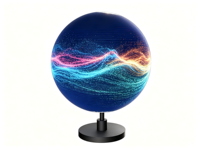 Layar LED Fleksibel P5 Outdoor Bentuk Bola, Dinding Video Bola, Tahan Air, Panel Warna Penuh Kreatif