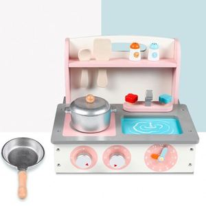 Jouet de cuisine en bois pour enfants, stand de crème glacée, jeu d'imitation, aliments jouets pour filles, cadeau idéal - Product Image 4
