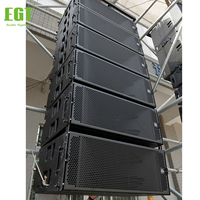 EGT E-LY212L Subwoofer passif Line Array 2x18 pouces 2000W 139dB 35Hz-180Hz en contreplaqué de bouleau, puissance stable, forte puissance de crête, vente chaude