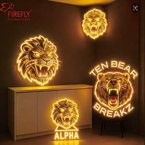 Enseigne lumineuse LED néon durable, économe en énergie et personnalisable pour la publicité, les directions et la <span class=keywords><strong>décoration</strong></span> commerciale des vitrines de magasins. - Product Image 4