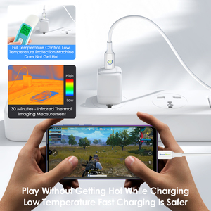 US Plug Baixa Temperatura Seguro Carregamento Rápido 90 graus Folding Plug PD30W GaN Gálio Nitreto Adaptador De Alimentação - Product Image 3