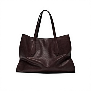 Sac à bandoulière de luxe pour femme en cuir véritable, durable, écologique, grande capacité, imperméable, avec fermeture éclair - Product Image 3
