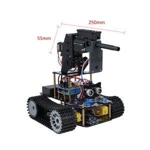 带可编程障碍物传感器的逼真坦克机器人套件，可进行移动控制 - Product Image 3