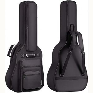 Muestra Gratuita: Funda para Guitarra Acústica, Impermeable, Tamaño Grande, OEM, Reforzada y Acolchada, para Guitarra y Bajo - Product Image 1
