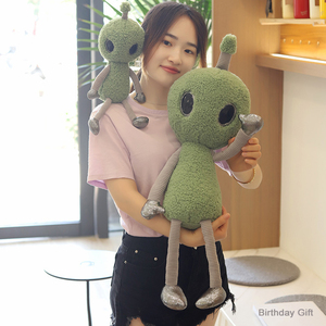 Green Aliens Peluche Juguete Dibujos animados Animales de peluche Regalo para niños Coleccionistas - Product Image 2