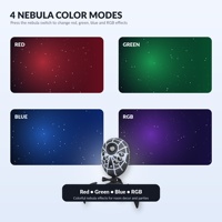 Projecteur d'étoiles laser LED RGB HENGBO D80 rechargeable 5V pour chambre, bureau et décoration intérieure