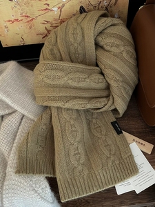 Écharpe pour femme <span class=keywords><strong>en</strong></span> <span class=keywords><strong>laine</strong></span> australienne 100% premium, écharpe d'hiver classique <span class=keywords><strong>en</strong></span> tricot torsadé, écharpe rétro rouge Ancona de style britannique, chauffe-<span class=keywords><strong>cou</strong></span> chaud - Product Image 5