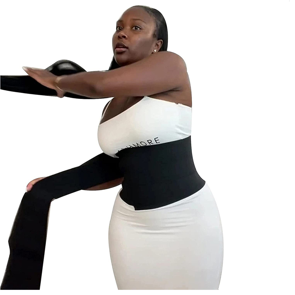 Tiktok быстросъемная бандажная повязка, поясничная поддержка талии, Трин, подтяжки спины, послеродовой Восстанавливающий талию триммер для женщин