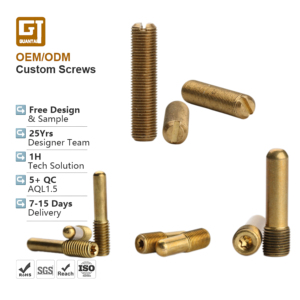 No Head Set Brass <strong>Torx</strong> Screws Custom Metric Fine M2 M3 M4 M5 M6 M7 Fastener Grub Star Drive Slotted Copper Tornillos Screw - Product Image 1
