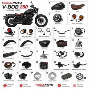 Repuestos para Bicicletas Eléctricas de Turismo Compatibles con Regulmoto Discovery <span class=keywords><strong>ADV</strong></span> 300 NB XADV GTO FTO - Product Image 1