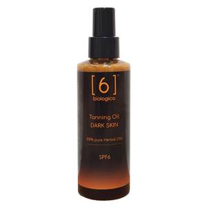 Biologico <b>Tanning</b> <b>Oil</b> Dark Skin SPF6 100 Pure Herbal <b>Oils</b> Body Spray - Product Image 1