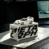 Happy Build PB8844 Metamorph F40 Supercar à carrosserie large, ensemble de blocs de construction, échelle 1:32, 394 pièces, kit de modèle avec conteneur de présentation, cadeau
