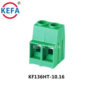KEFA KF136T-10.16 600V 65A10. 16mm 26-6AWG vidalı tip PCB Terminal bloğu