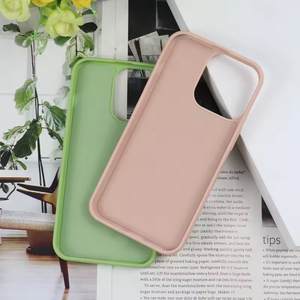 Fundas de teléfono de goma de succión de silicona líquida de viaje personalizadas a prueba de golpes para <span class=keywords><strong>Iphone</strong></span> - Product Image 5