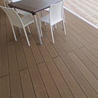 Haute qualité étanche WPC Composite platelage conseil extérieur aéroport carré jardin extérieur bois plastique matière platelage XF-A008