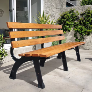 Commercio all'ingrosso moderno in ghisa ferro battuto panchine popolari in metallo esterno panca <span class=keywords><strong>da</strong></span> <span class=keywords><strong>giardino</strong></span> per Patio elegante panca immagine - Product Image 6