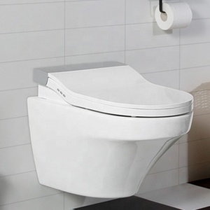 Mur suspendu Toilettes Intelligentes avec Smart housse de siège en céramique <span class=keywords><strong>wc</strong></span> rinçage automatique d'économie d'eau - Product Image 1