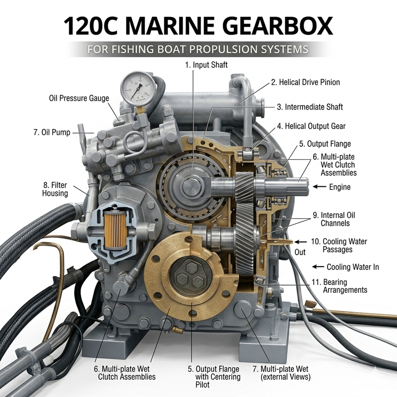 Advance 120C Boat Gearbox for Marine
