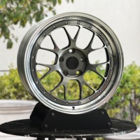 Jantes forgées deux pièces à déport profond 18 19 20 22 pouces 5x108 5x112 5x114.3 5x120 pour voitures particulières Mercedes-Benz Audi S6 C7 Mustang