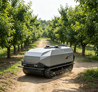Pulvérisateur télécommandé de type chenillé pour vignobles et vergers, système GPS 1300L