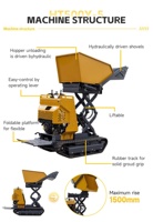 Fabricant professionnel chinois Mini Dumper hydraulique Dumper à vendre Crawler Mini Dumper Excavator Crawler