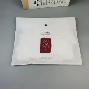 Hoge Kwaliteit Niet-Geweven Zak Envelop Pakket Met Knop Promotie Custom Eigen Logo Kleding Verpakking Tas