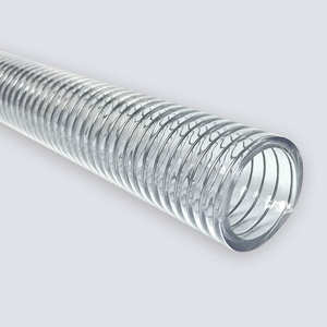 Tuyau hydraulique tressé transparent en PVC de qualité alimentaire pour l'arrosage et l'irrigation pour le jardin et la ferme - Product Image 1