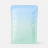 100 pièces/sac, sac scellé, sac en aluminium personnalisé, emballage pour cartes avec encoche dentelée, 100 microns, solution d'emballage thermoscellable