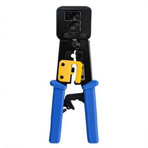 <b>Crimping</b> <b>Tool</b> 6P 8P Rj12 Rj45 <b>Wire</b> Stripper Cutter With Lever Handle For Network Cable - Product Image 1