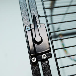 25.59 İnç Ferforje Kuş Taşıma Kafesi, Taşınabilir ve Hafif, Papağanlar, Conures ve Muhabbet Kuşları için Kolay Kurulum - Product Image 4