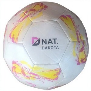 Balón de Fútbol de Piel Sintética PU Brillante de Alta Calidad, Tamaño 5, Ligero, Ecológico, Cosido a Mano, para Interior, Personalizable, Venta al Por Mayor OEM - Product Image 1