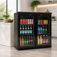 Vitrine Réfrigérée pour Boissons, Vitrine à Bière, Réfrigérateur Commercial à Trois Portes pour Supermarché, Refroidissement par Air, Sans Givre, pour Bar