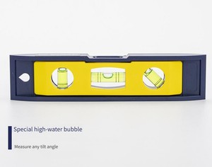 2025 nouveau 23cm 3 bulle Mini poche Portable règle de niveau magnétique torpille règle d'équilibre Micro mesure niveau à bulle produit - Product Image 2