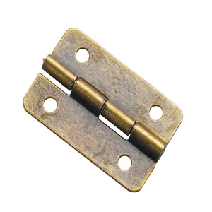 Bisagra de metal de bronce antiguo de 30x21 mm para cajas de madera y materiales de fabricación de equipaje - Product Image 4