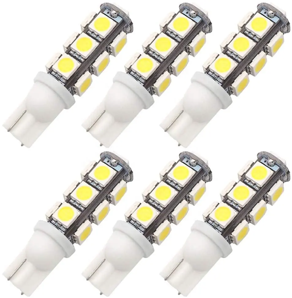 LED電球T1013smd5050LED電球112911411159ターンシグナルライトカーの交換用ウォームホワイト