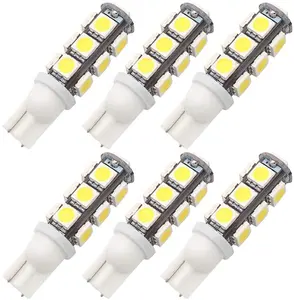 Großhandel led-leuchten warme birne-LED-Glühbirne T10 13smd 5050 LED-Lampen 1129 1141 1159 Warmweiß zum Austausch des Blinker-Autos