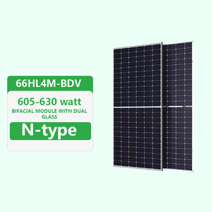 Módulo Solar Fotovoltaico Plegable 66HL4M-BDV 605W-630W, Totalmente Negro, Alto Rendimiento 1900kWh/<span class=keywords><strong>kWp</strong></span>, Tipo N, HJT, BIPV, Media Celda, Doble Cristal, 23.3% - Product Image 3