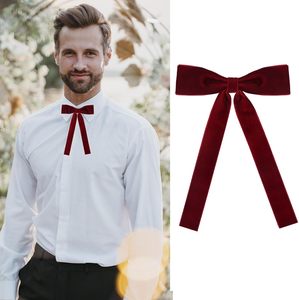 Ornements de Noël en velours, accessoires en forme de nœud, emballage cadeau pour mariage, fête, décoration de la maison - Product Image 6