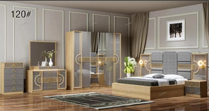 New Design Hot Selling Five Pieces Bedroom Furniture Bedroom Suit Bed Home Furniture Bedroom Set Standard Size - Product Image 3