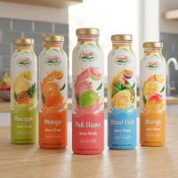 Goed voor de gezondheid: Tropisch fruitpuree in fles, merk Nawon Vietnam, drankenfabrikant, OEM/ODM service, gratis monster.