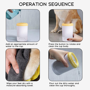 Automatic <b>Dog</b> Paw Cleaner Essential Pet <b>Grooming</b> <b>Tool</b> for Bathing PP Material Stocked Feature - Product Image 6