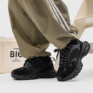 Nuove scarpe da uomo Joker Casual traspiranti retrò sportive alte Top da corsa fodera in Mesh morbida altezza crescente alla moda retrò - Product Image 4