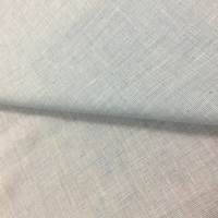 Tissu en coton et lin teint uni 100 g/m², 6 couleurs, pour vêtements