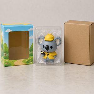 Figurina in Vinile Detective Koala Personalizzata OEM, Giocattolo Artistico Animale Investigatore Carino, Produzione Diretta - Product Image 4