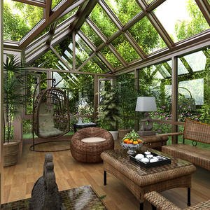 غرف شمسية يمكن تجميعها بسهولة ، منزل من سبائك الألومنيوم ، زجاج للحديقة ، غرف شمسية بحجم مخصص للخارج - Product Image 1