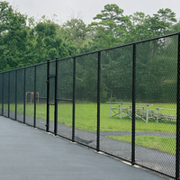 Offre Spéciale : Rouleau de clôture galvanisée à maillons diamantés 45x45mm pour terrains de tennis et de pickleball de compétition